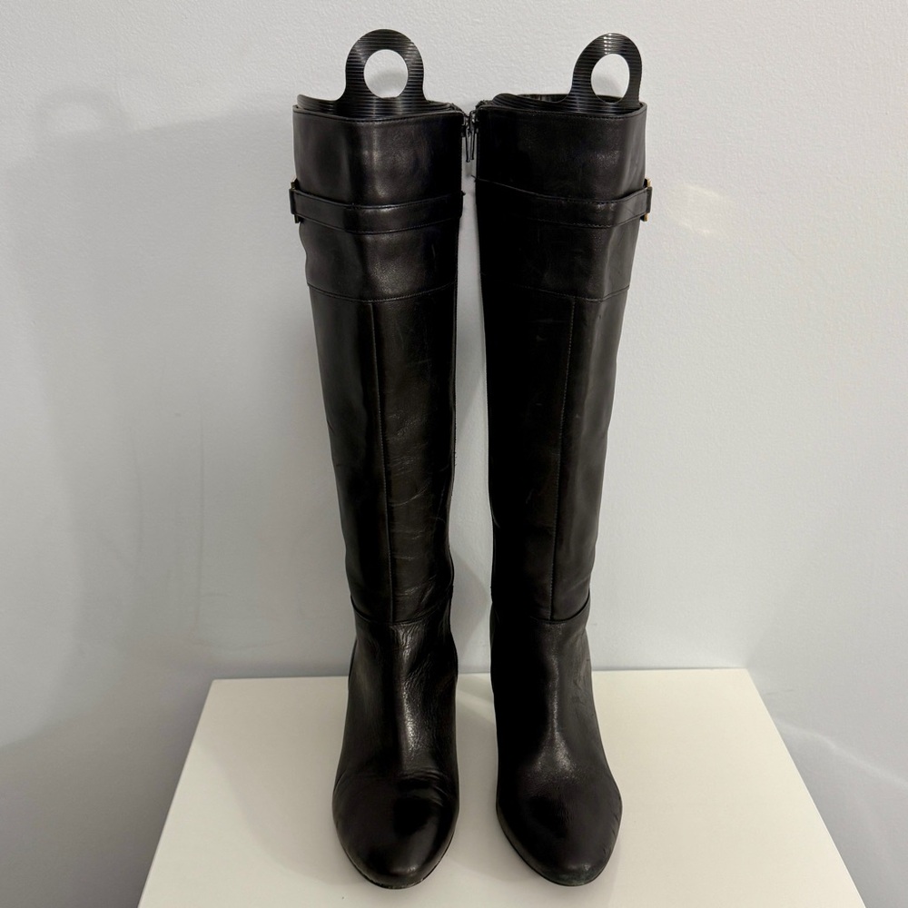 Ralph Lauren Black Heeled Boots